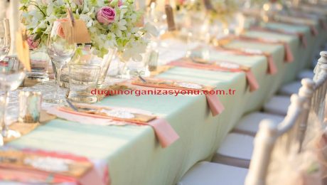 Düğün Masası Dekorasyonu İzmir